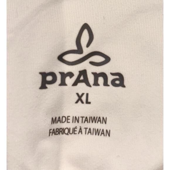 NEW‎ PrAna Skypath Dress XL White w/Multicolor Pattern Knit Sleeveless Shelf Bra - Picture 12 of 13